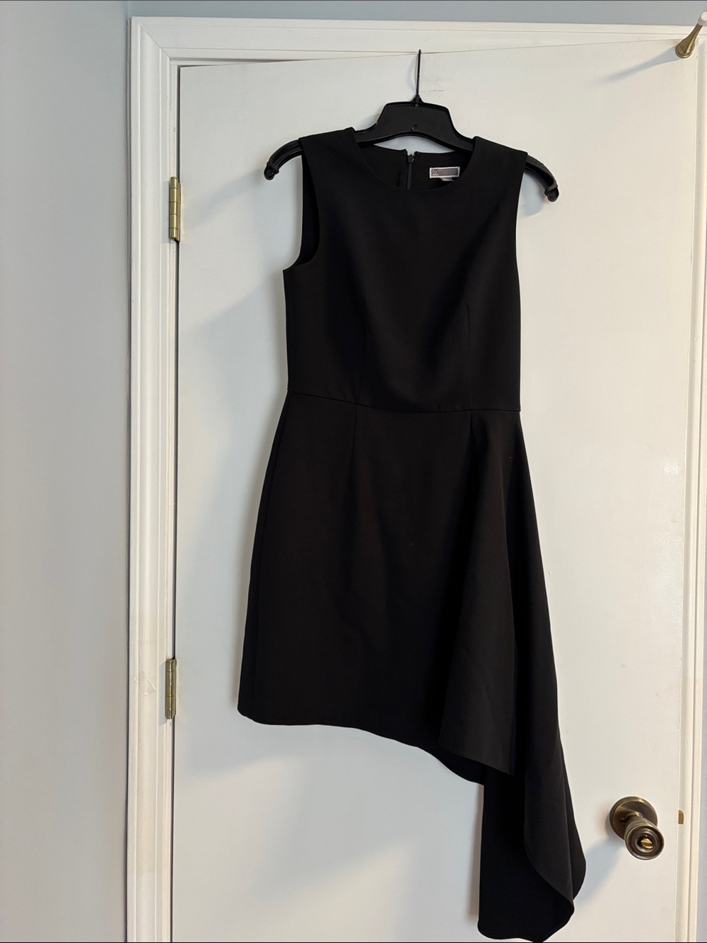 Chelsea28 Black Asymmetrical Sleeveless Dress Size 4
